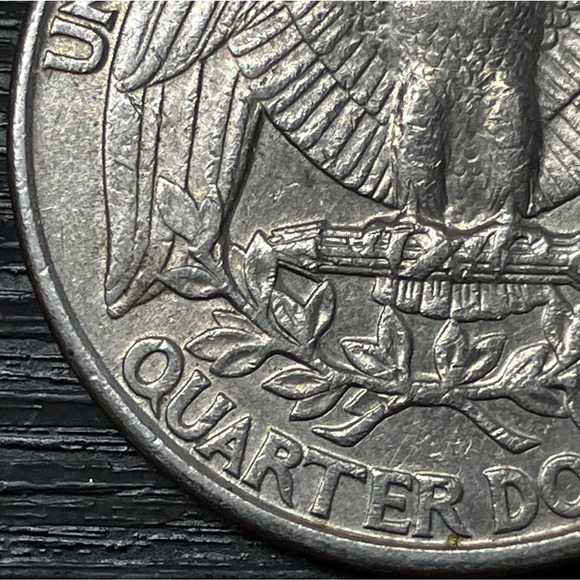 1994-D Washington Quarter RARE "A-M" Linking Error & Indent on Revers w/ Video - Picture 9 of 16
